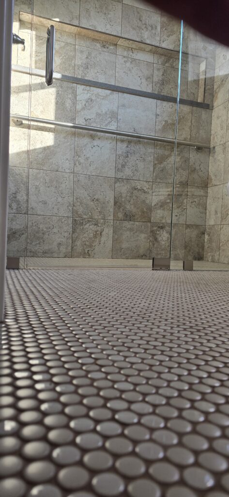 Curbless shower- Custom shower-Austin